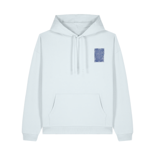 Sweatshirt Oversize - CALAVERA AZUL - Label BOSSI 