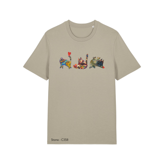 T-shirt Unisexe - LES CHATS DE COEUR - Label DINA