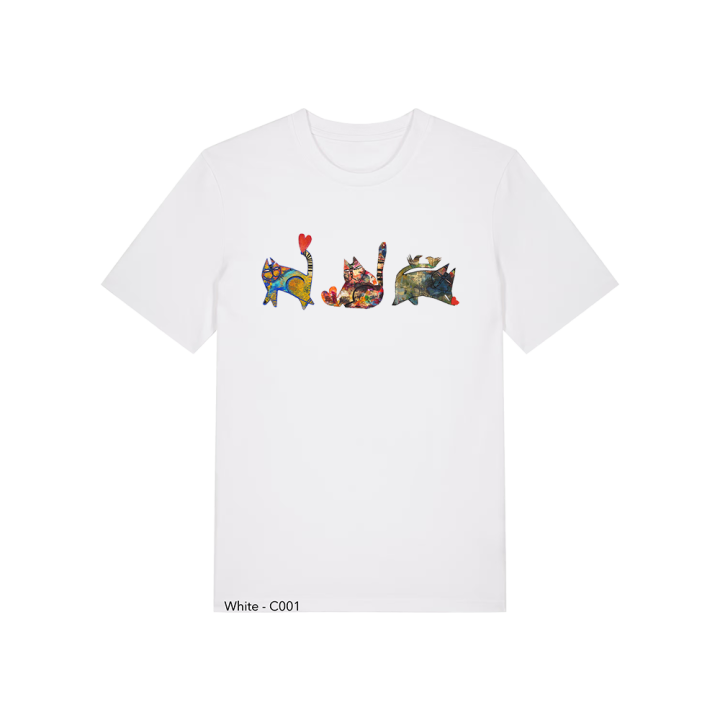 T-shirt Unisexe - LES CHATS DE COEUR - Label DINA