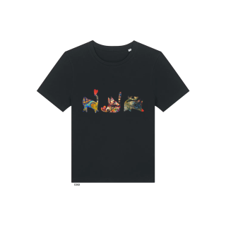 T-shirt  Femme - LES CHATS DE COEUR - Label DINA