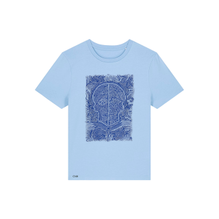 T-shirt Femme - CALAVERA AZUL - Label BOSSI 