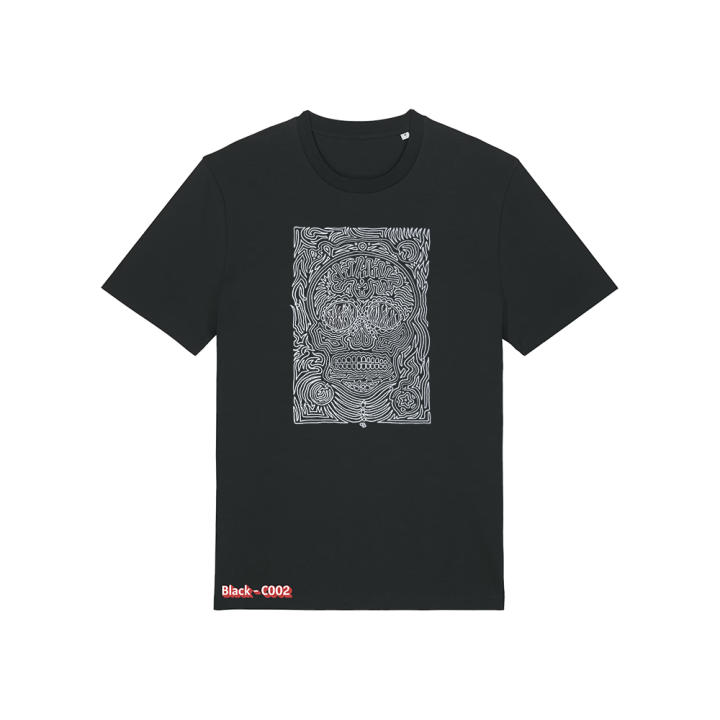 	T-shirt Unisexe - CALAVERA BLANCA - Label BOSSI