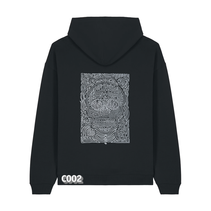 Sweatshirt Oversize - CALAVERA BLANCA - Label BOSSI