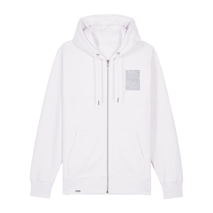 Sweatshirt Zippé  - CALAVERA BLANCA - Label BOSSI