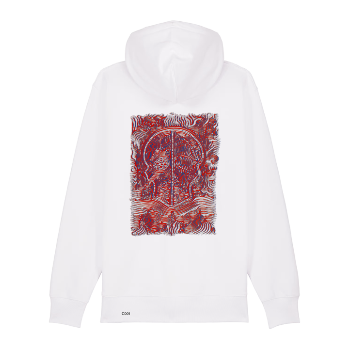 Sweatshirt Zippé - CALAVERA ROJA - Label BOSSI