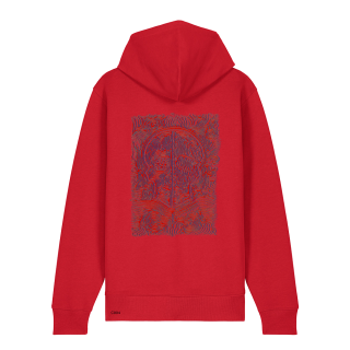 Sweatshirt Zippé - CALAVERA ROJA - Label BOSSI