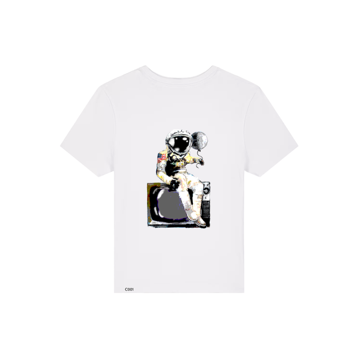 T-shirt Femme - ASTRONAUTE A LA UNE - Label GUERANDELLE