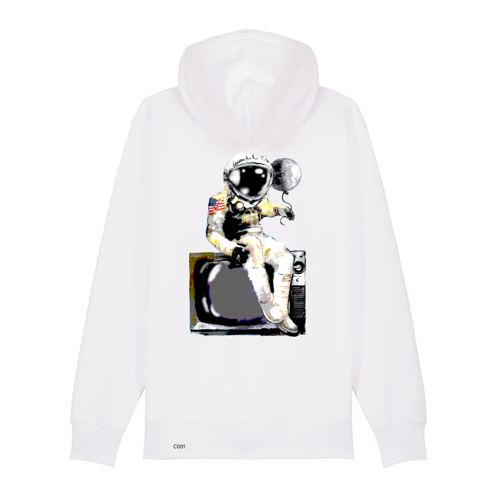 Sweatshirt Zippé - ASTRONAUTE A LA UNE - Label GUERANDELLE
