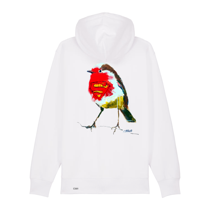 Sweatshirt Zippé - SUPER BIRD - Label GUERANDELLE