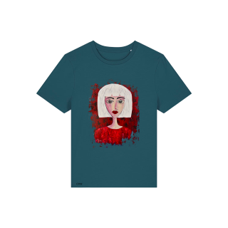 T-shirt Femme - FEMME EN ROUGE - Label PyM