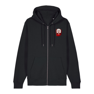 Sweatshirt Zippé - FEMME EN ROUGE - Label PyM