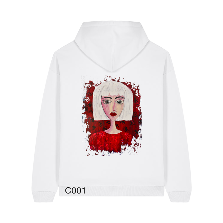 Sweatshirt Oversize - FEMME EN ROUGE - Label PyM