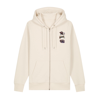 Sweatshirt Zippé - LES CHATS - Label DINA