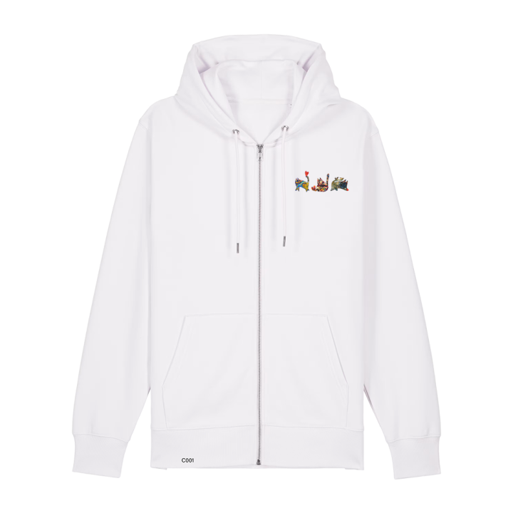 Sweatshirt Zippé - CHATS DE COEUR - Label DINA