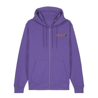 Sweatshirt Zippé - CHATS DE COEUR - Label DINA