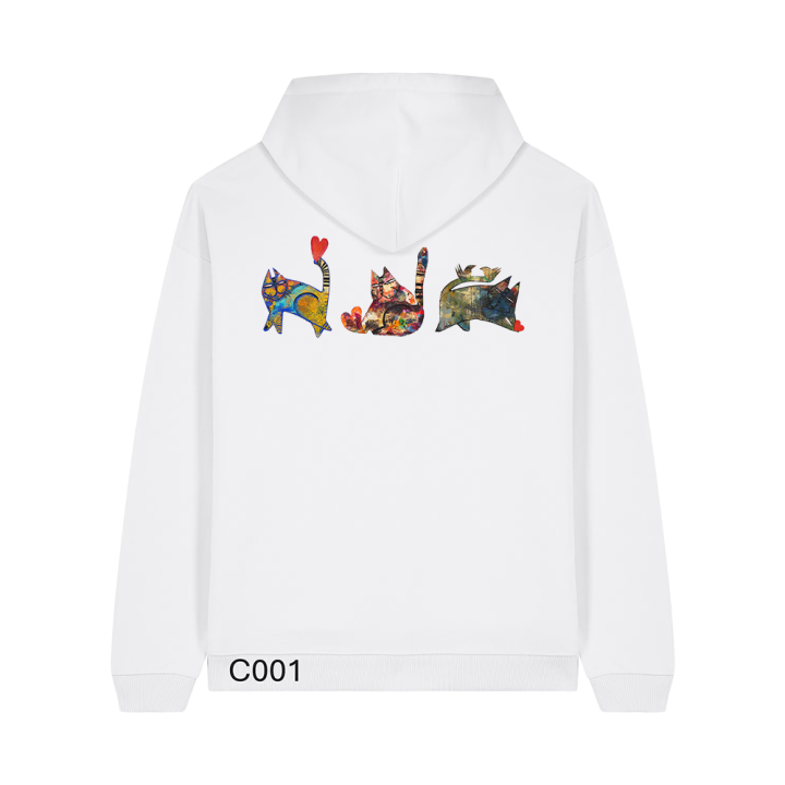 Sweatshirt Oversize - CHATS DE COEUR - Label DINA