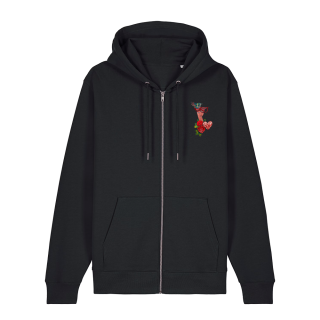 Sweatshirt Zippé - DAME DE COEUR A COEUR - Label DINA	