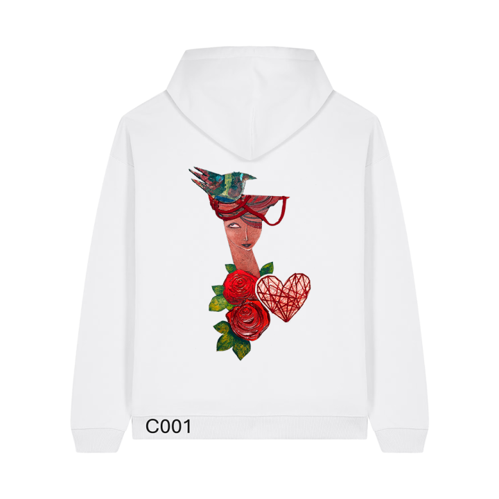 Sweatshirt Oversize - DAME DE COEUR A COEUR - Label DINA	