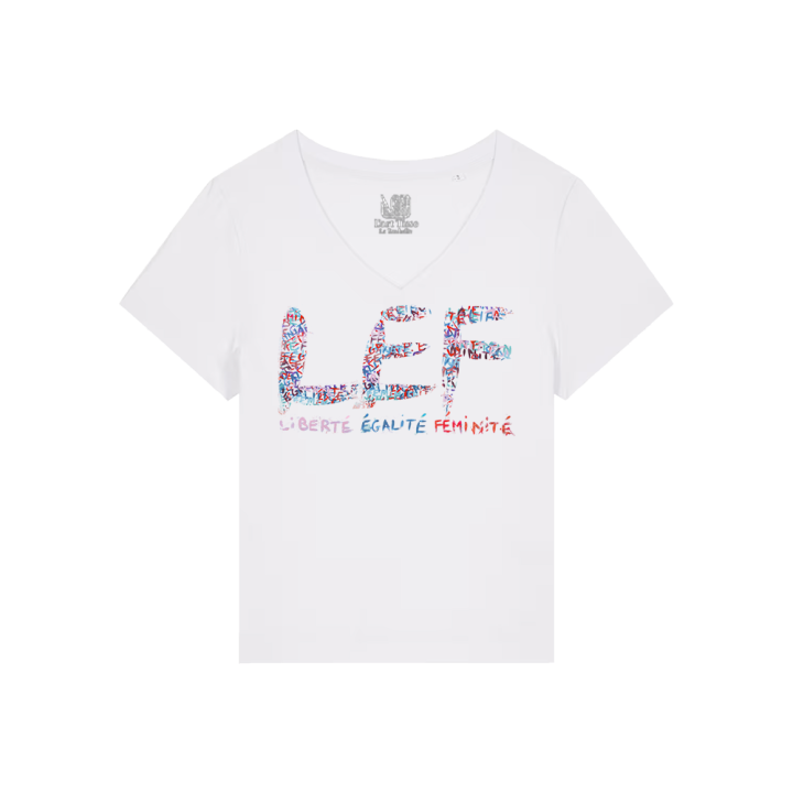 T-shirt Femme Col V - L.E.F - Label PYM	