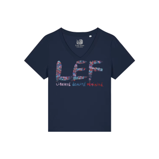 T-shirt Femme Col V - L.E.F - Label PYM	